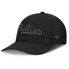 Philadelphia Phillies Fanatics Overpower Flex Hat - Black Hats