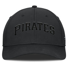Pittsburgh Pirates Fanatics Overpower Flex Hat - Black Hats