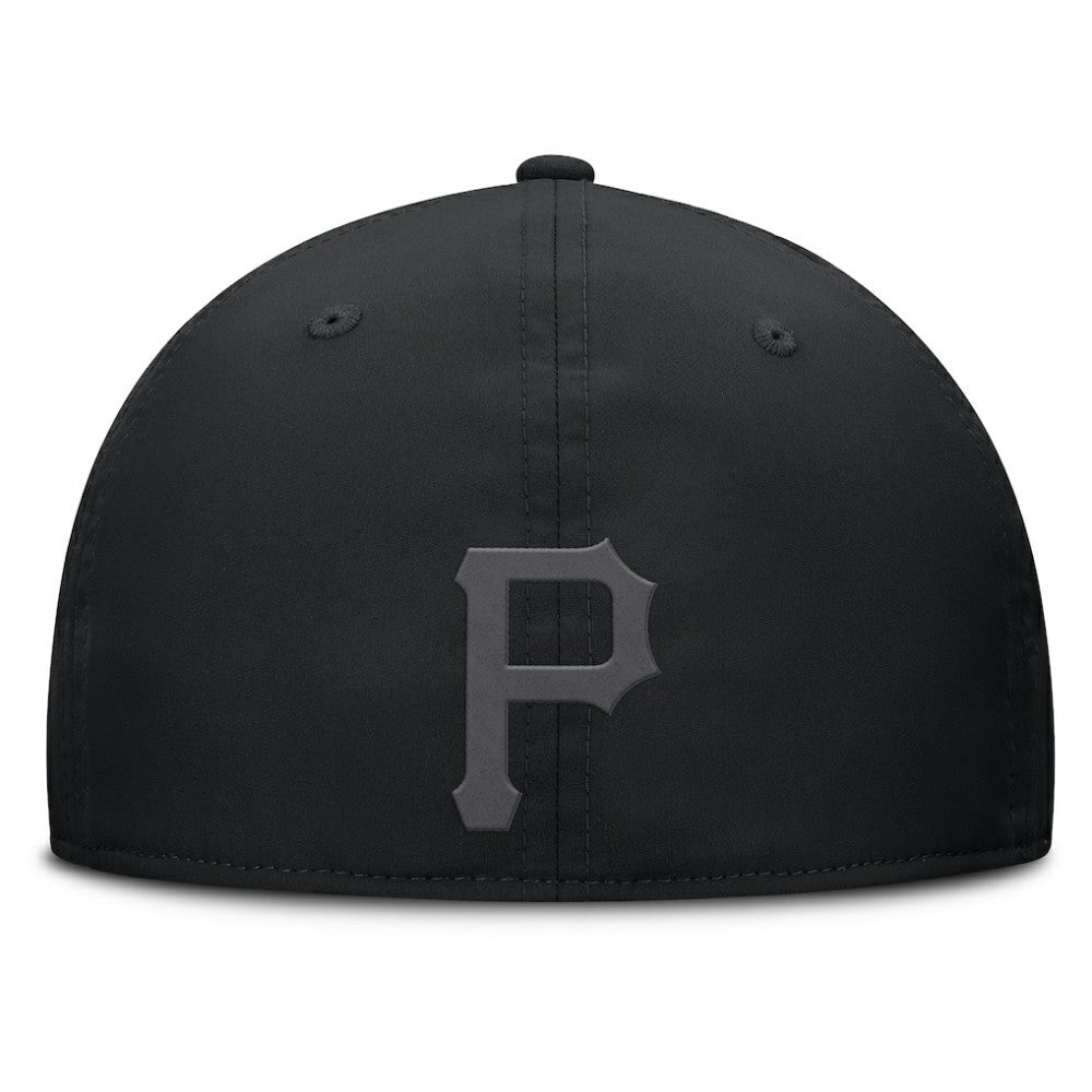 Pittsburgh Pirates Fanatics Overpower Flex Hat - Black Hats