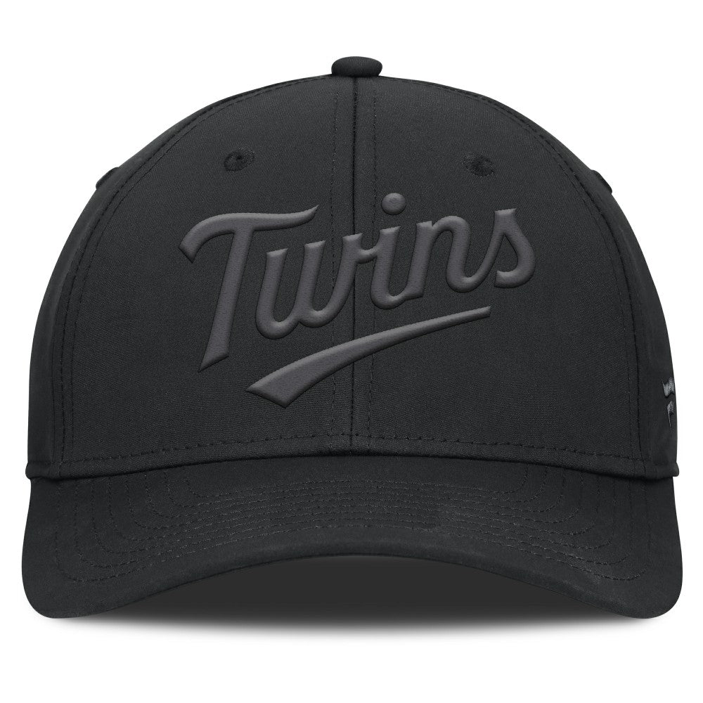 Minnesota Twins Fanatics Overpower Flex Hat - Black Hats