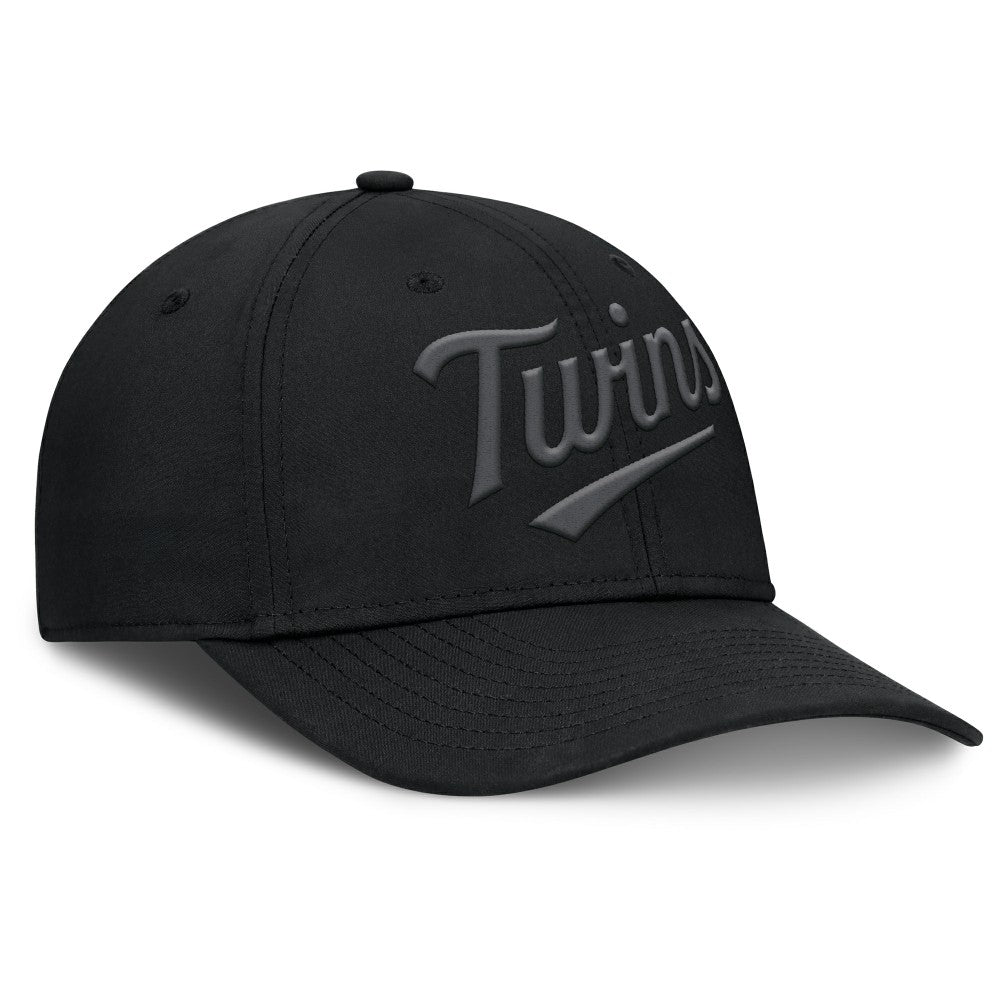 Minnesota Twins Fanatics Overpower Flex Hat - Black Hats