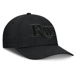 Tampa Bay Rays Fanatics Overpower Flex Hat - Black Hats