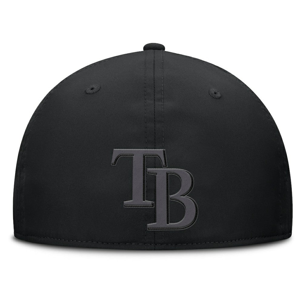 Tampa Bay Rays Fanatics Overpower Flex Hat - Black Hats