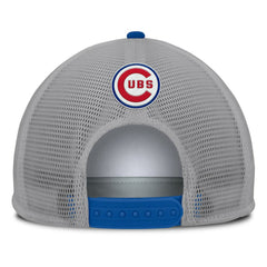 Chicago Cubs Fanatics Cranked Foam Front Patch Trucker Adjustable Hat - Gray/White Hats