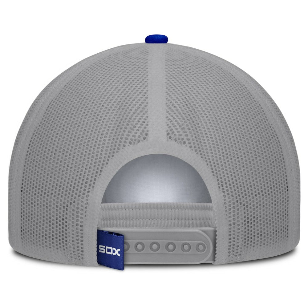 Chicago White Sox Fanatics Designated A-Frame Foam Front Trucker Adjustable Hat - White/Blue Hats