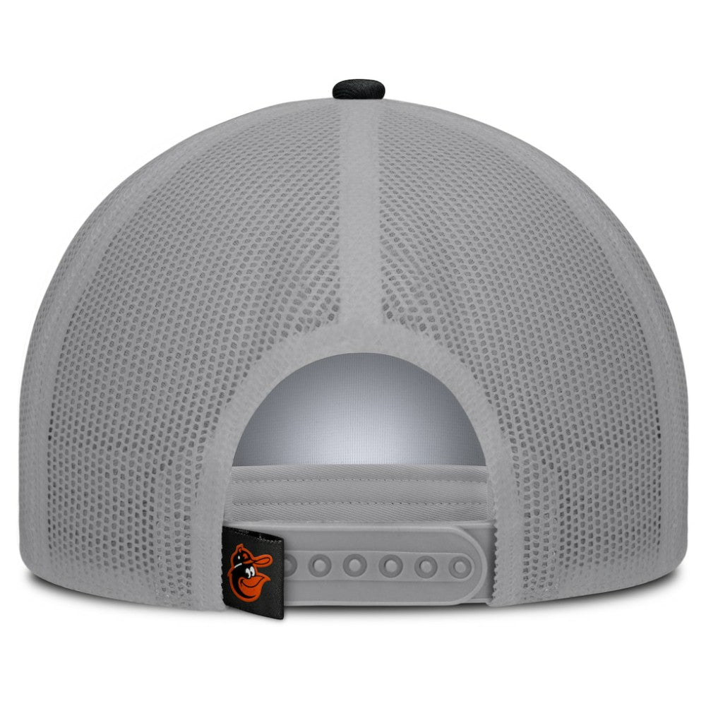 Baltimore Orioles Fanatics Designated A-Frame Foam Front Trucker Adjustable Hat - White/Black Hats