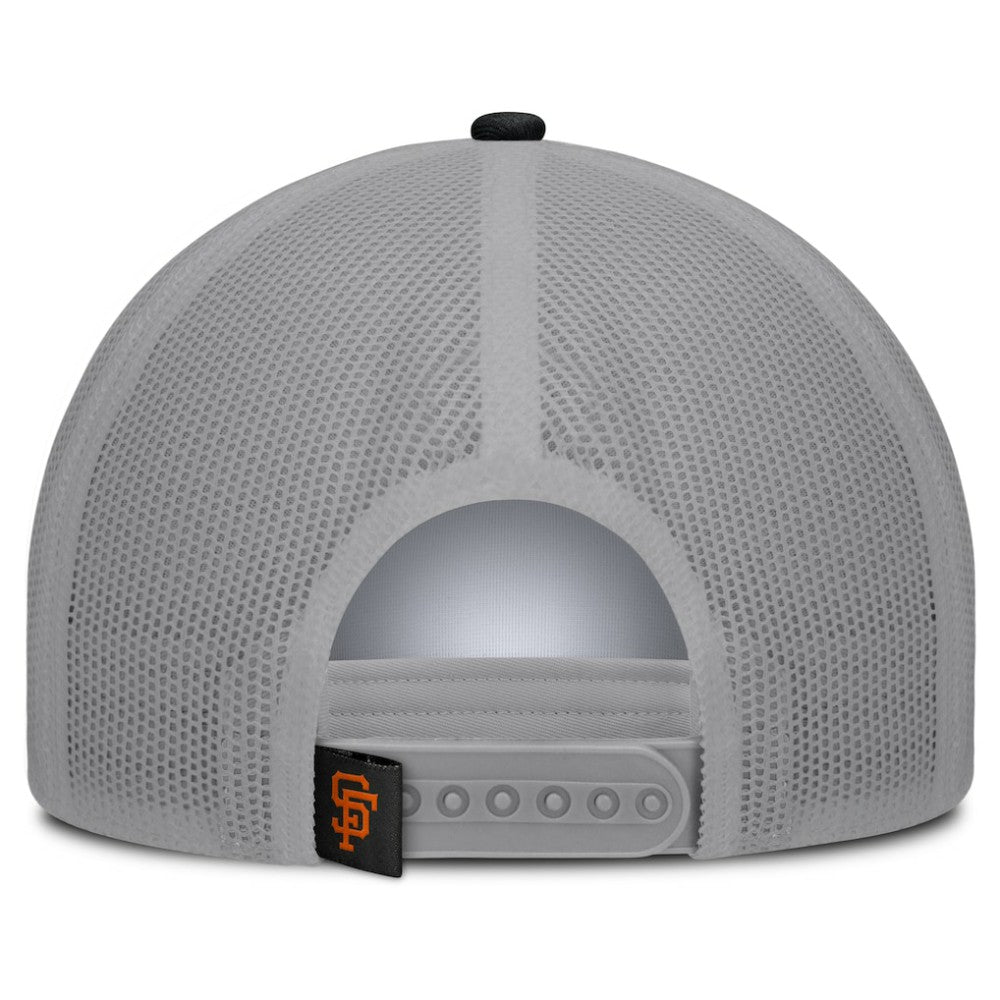 San Francisco Giants Fanatics Designated A-Frame Foam Front Trucker Adjustable Hat - White/Black Hats