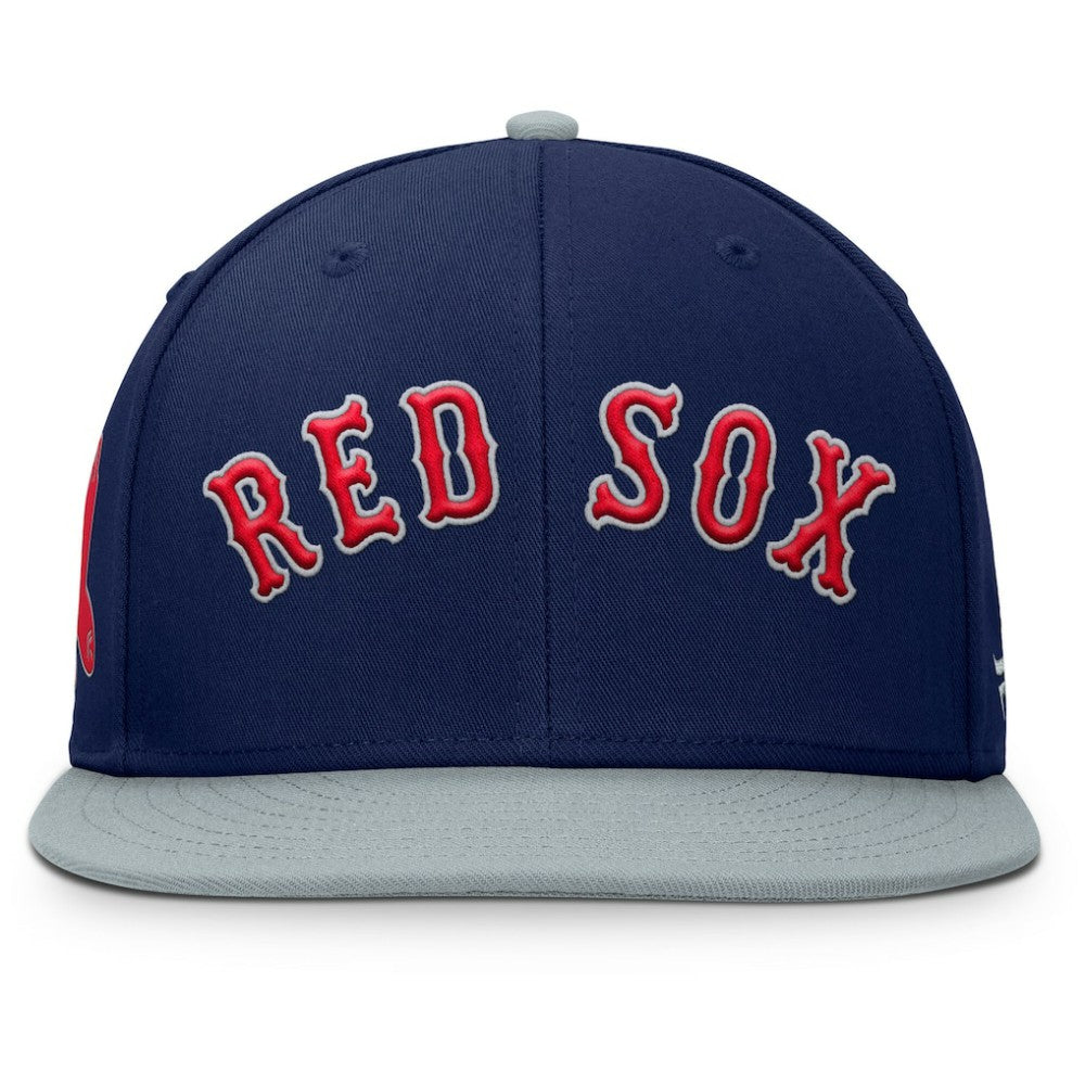 Boston Red Sox Fanatics Yard Fitted Hat - Navy/Gray Hats