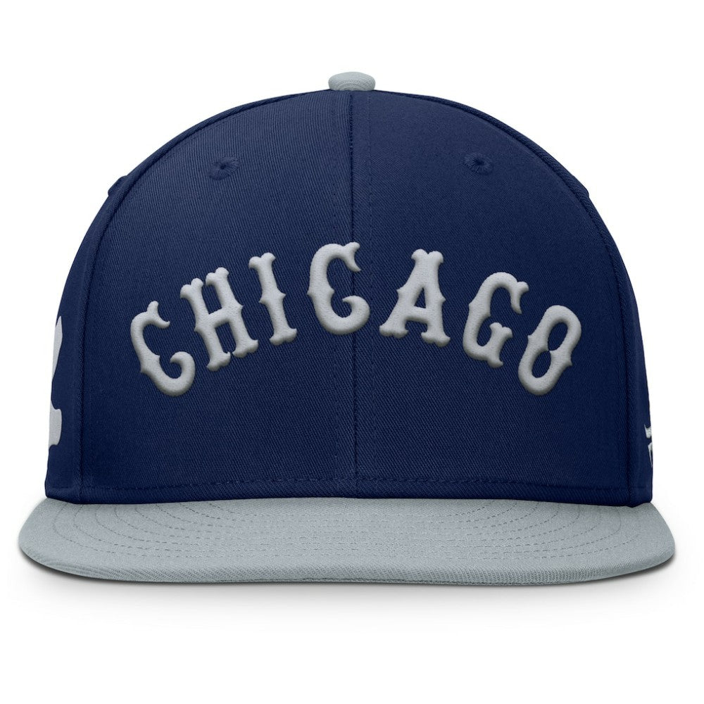 Chicago White Sox Fanatics Yard Fitted Hat - Navy/Gray Hats