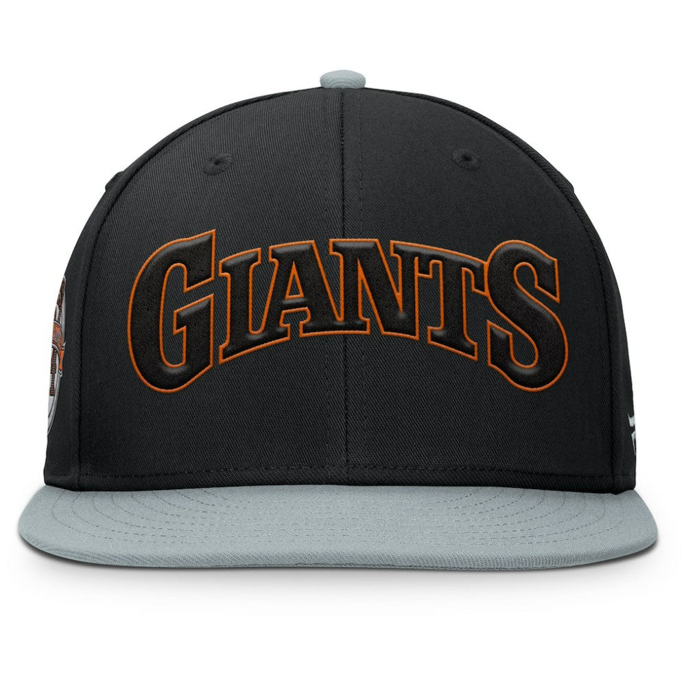 San Francisco Giants Fanatics Yard Fitted Hat - Black/Gray Hats