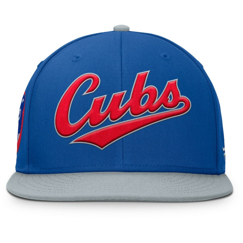 Chicago Cubs Fanatics Yard Fitted Hat - Royal/Gray Hats