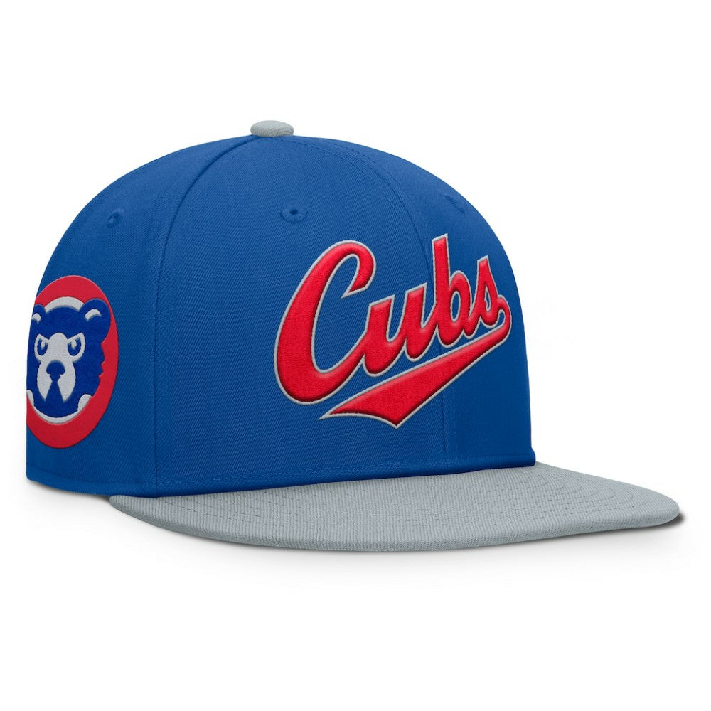 Chicago Cubs Fanatics Yard Fitted Hat - Royal/Gray Hats