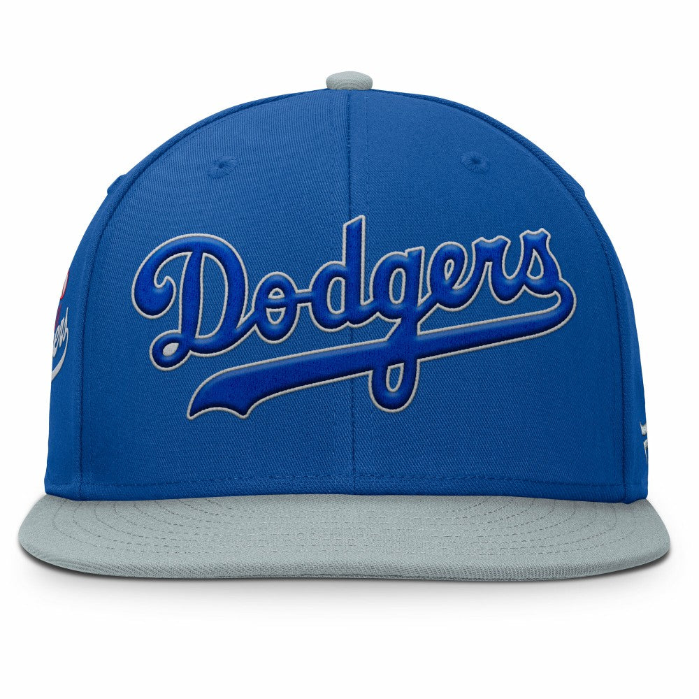 Los Angeles Dodgers Fanatics Yard Fitted Hat - Royal/Gray Hats