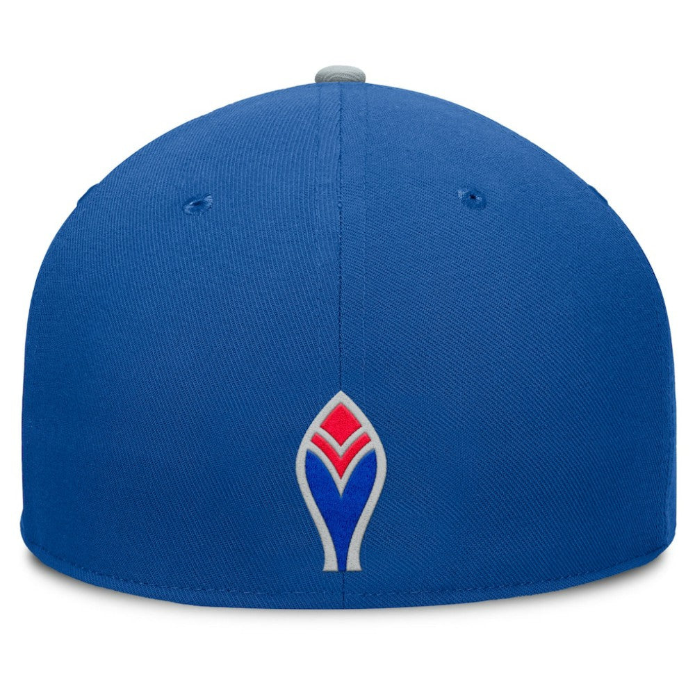 Atlanta Braves Fanatics Yard Fitted Hat - Royal/Gray Hats