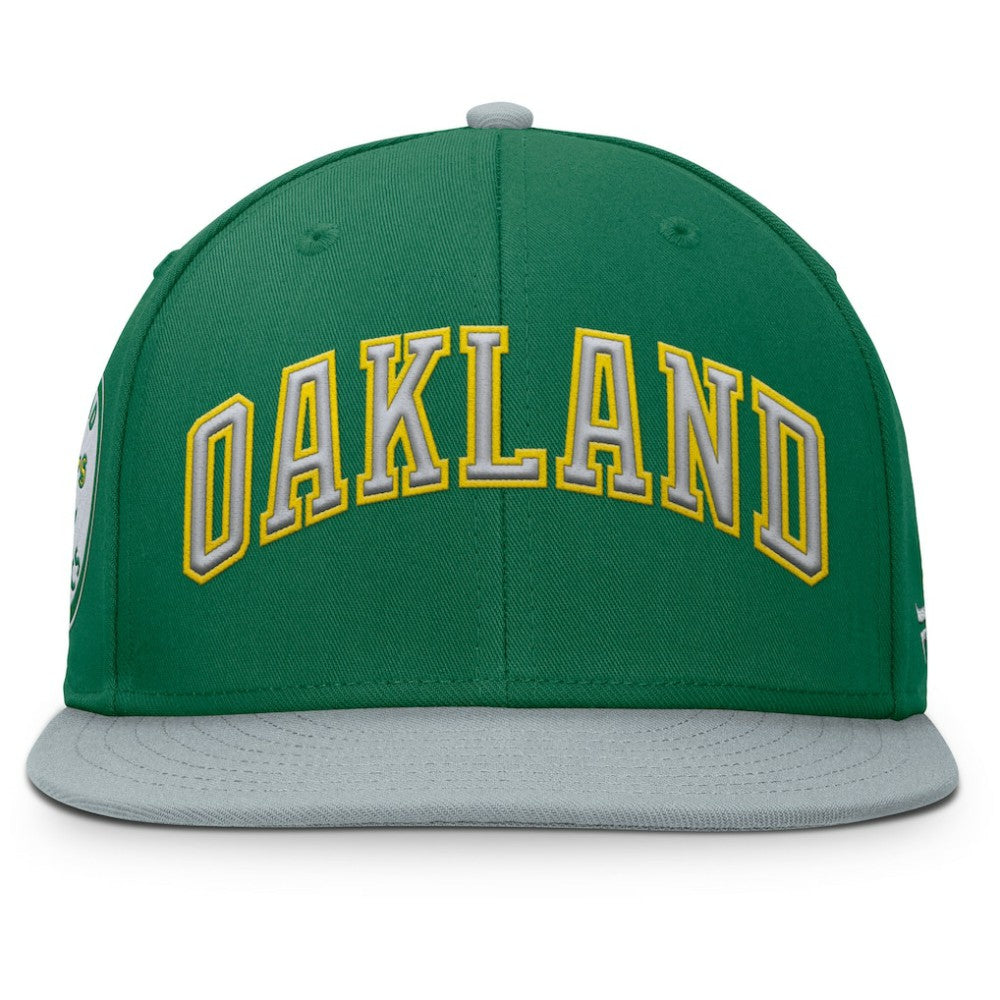 Athletics Fanatics Yard Fitted Hat - Green/Gray Hats
