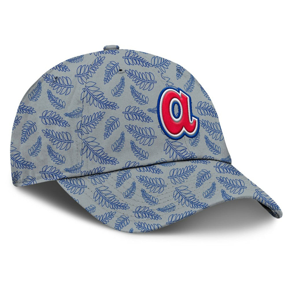Atlanta Braves Fanatics Women's Cooperstown Collection Shift Adjustable Hat - Gray Hats