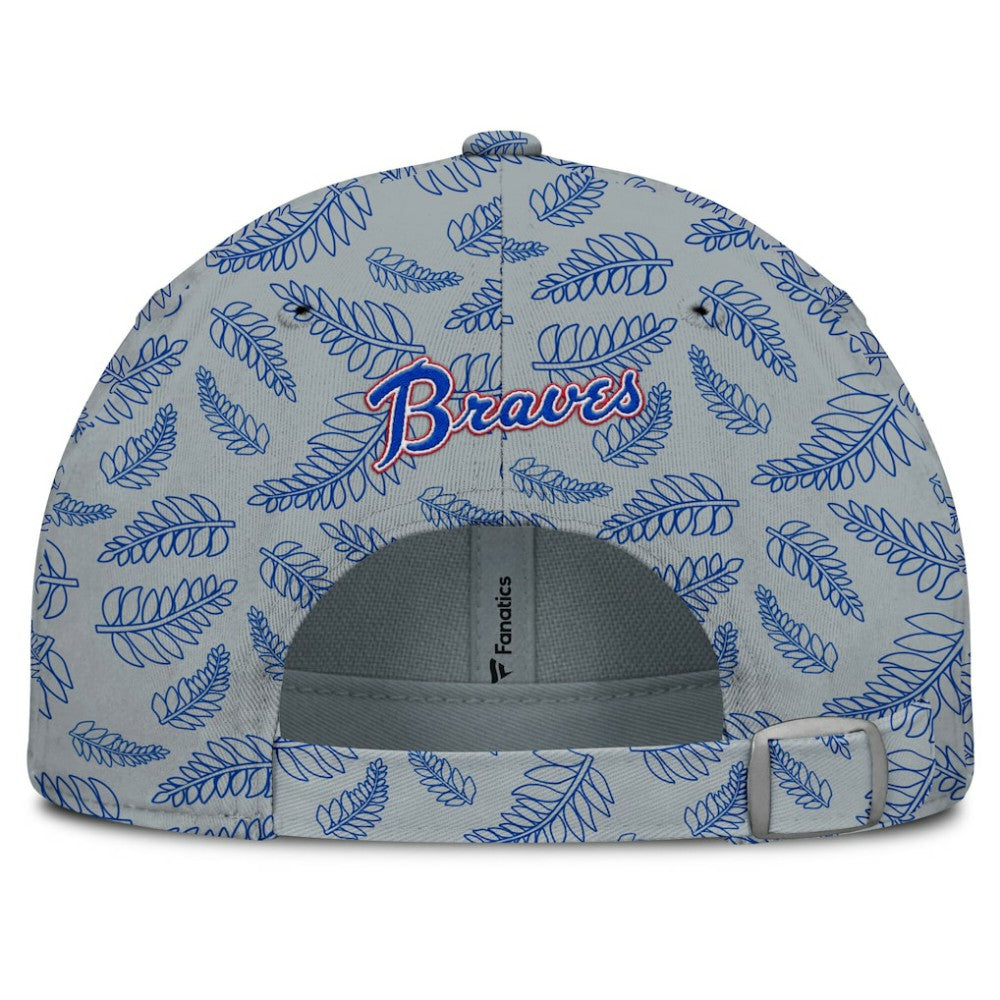 Atlanta Braves Fanatics Women's Cooperstown Collection Shift Adjustable Hat - Gray Hats