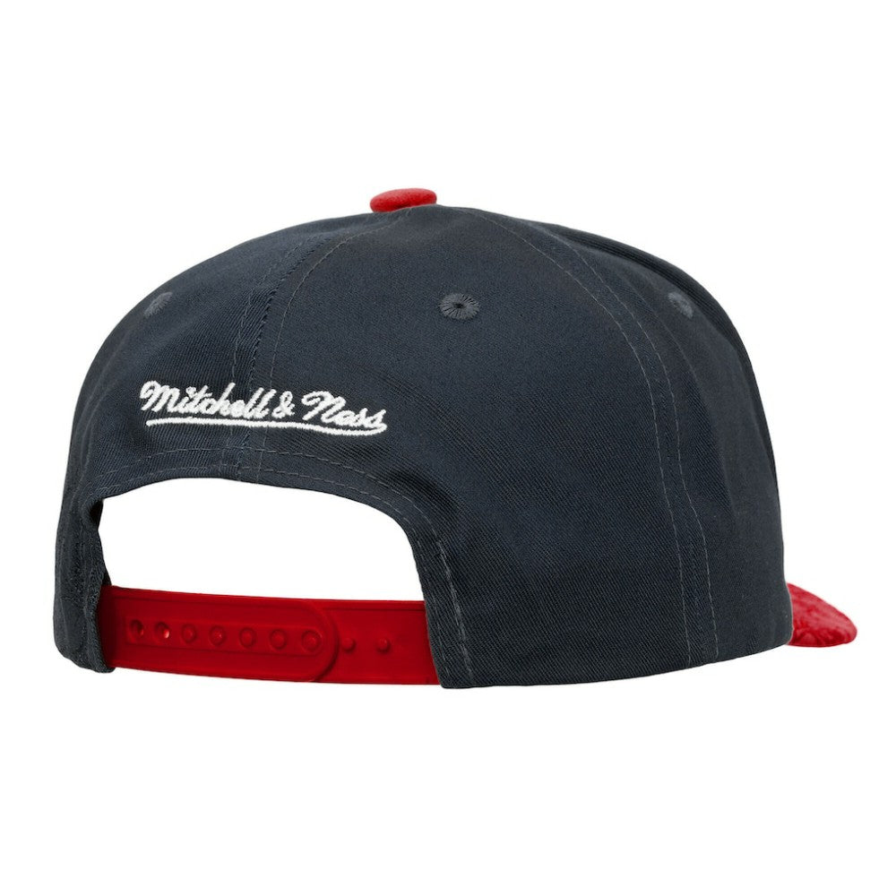 NHL Carolina Hurricanes Mitchell & Ness May Flowers Pro Crown Adjustable Hat - Black/Red