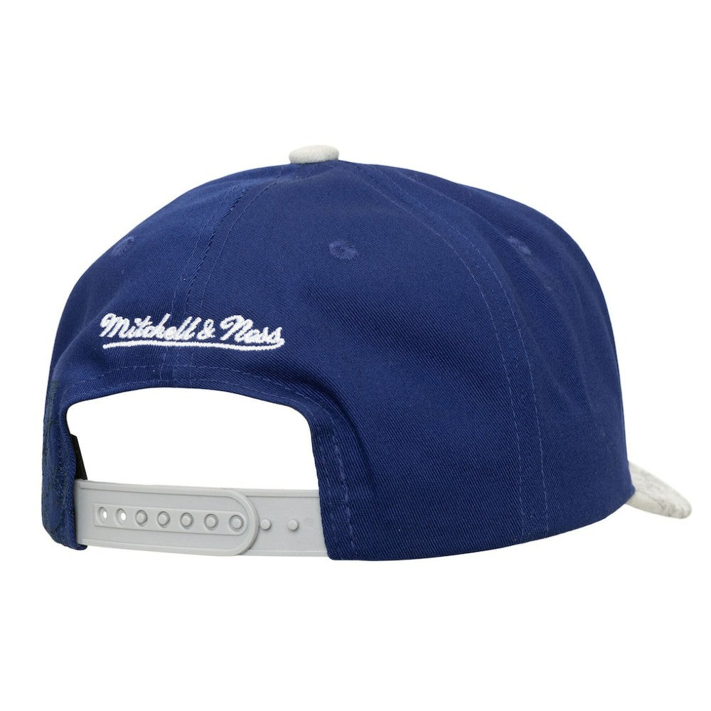 NHL Toronto Maple Leafs Mitchell & Ness May Flowers Pro Crown Adjustable Hat - Blue/Gray