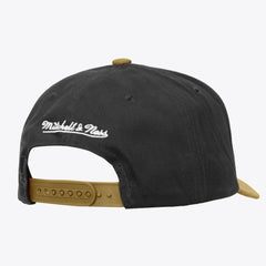 NHL Vegas Golden Knights Mitchell & Ness May Flowers Pro Crown Adjustable Hat - Black/Gold