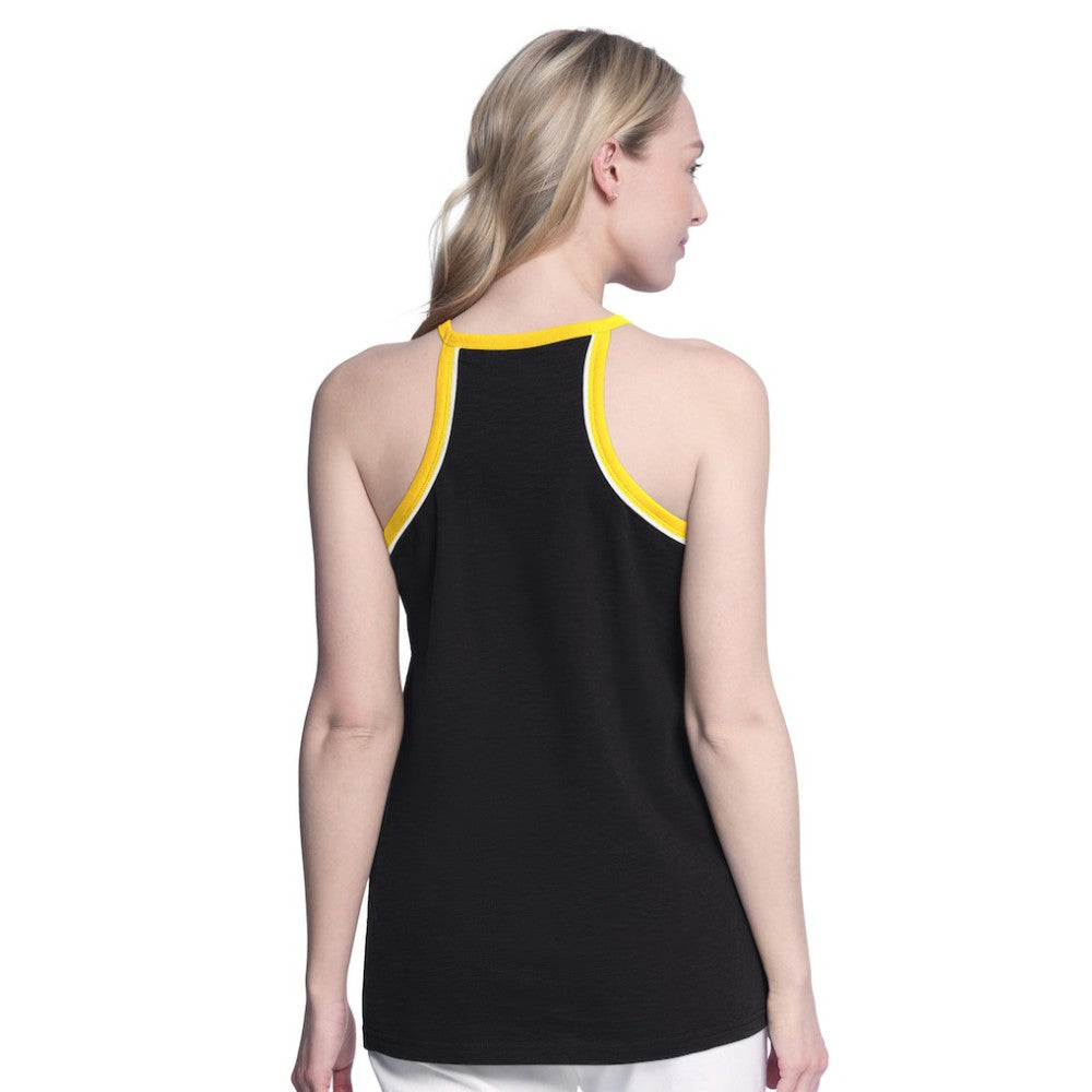 Pittsburgh Pirates G-III 4Her by Carl Banks Women's Curveball Racerback Tank Top - Black Tanks
