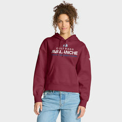 NHL Colorado Avalanche Fanatics Women's Authentic Pro Primary Pullover Hoodie - Burgundy