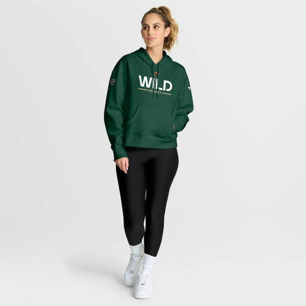 NHL Minnesota Wild Fanatics Women's Authentic Pro Primary Pullover Hoodie - Green