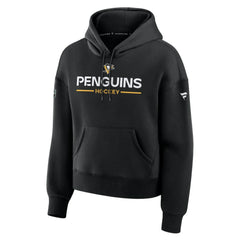 NHL Pittsburgh Penguins Fanatics Women's Authentic Pro Primary Pullover Hoodie - Black