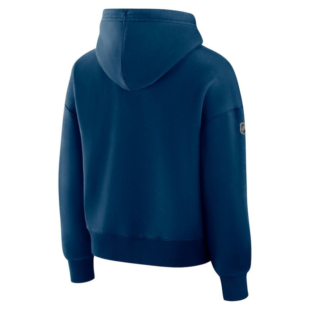NHL Seattle Kraken Fanatics Women's Authentic Pro Primary Pullover Hoodie - Deep Sea Blue