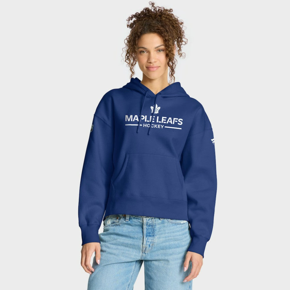 NHL Toronto Maple Leafs Fanatics Women's Authentic Pro Primary Pullover Hoodie - Blue