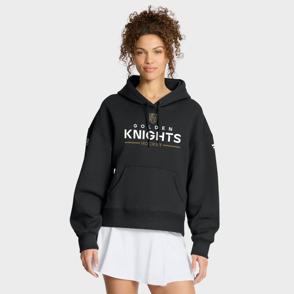 NHL Vegas Golden Knights Fanatics Women's Authentic Pro Primary Pullover Hoodie - Black