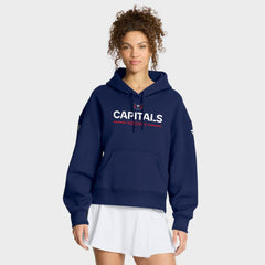 NHL Washington Capitals Fanatics Women's Authentic Pro Primary Pullover Hoodie - Navy