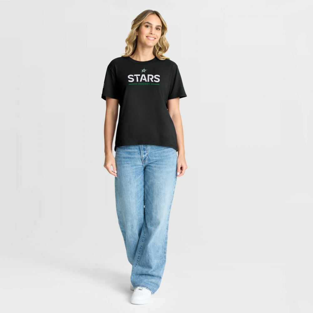 NHL Dallas Stars Fanatics Women's Authentic Pro Primary T-Shirt - Black
