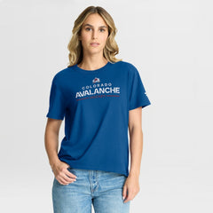 NHL Colorado Avalanche Fanatics Women's Authentic Pro Primary T-Shirt - Blue