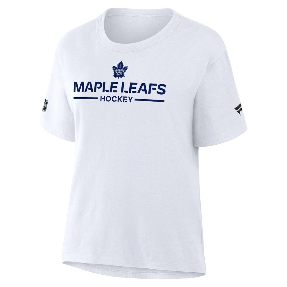 NHL Toronto Maple Leafs Fanatics Women's Authentic Pro Primary T-Shirt - White