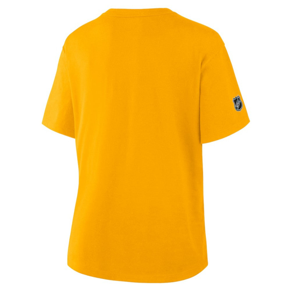 NHL Boston Bruins Fanatics Women's Authentic Pro Primary T-Shirt - Gold