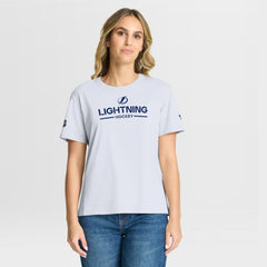 NHL Tampa Bay Lightning Fanatics Women's Authentic Pro Primary T-Shirt - White