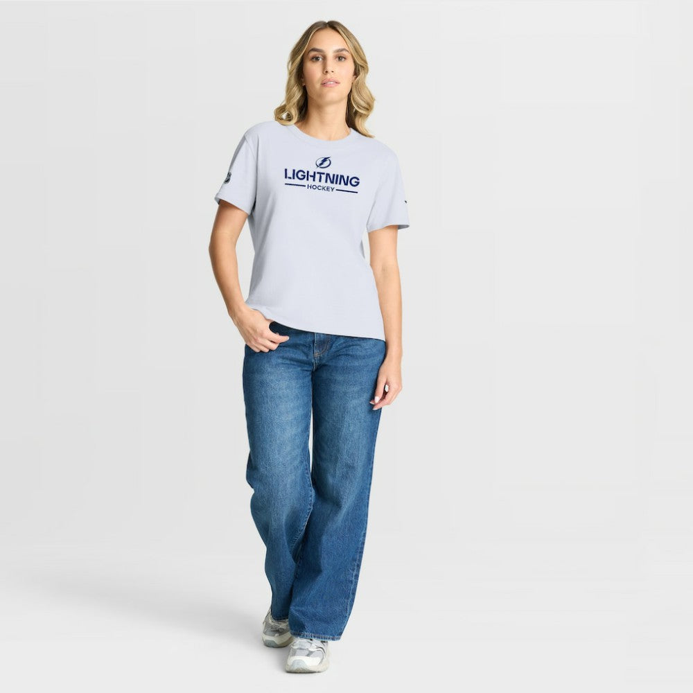 NHL Tampa Bay Lightning Fanatics Women's Authentic Pro Primary T-Shirt - White