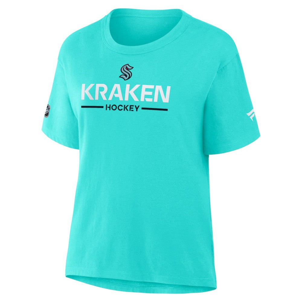 NHL Seattle Kraken Fanatics Women's Authentic Pro Primary T-Shirt - Ice Blue