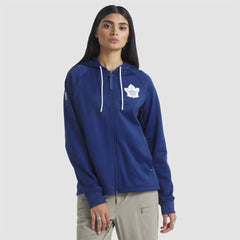 NHL Toronto Maple Leafs Fanatics Women's Authentic Pro Rink Raglan Full-Zip Hoodie - Blue