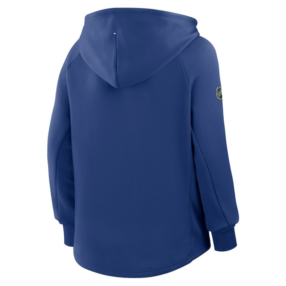 NHL Toronto Maple Leafs Fanatics Women's Authentic Pro Rink Raglan Full-Zip Hoodie - Blue