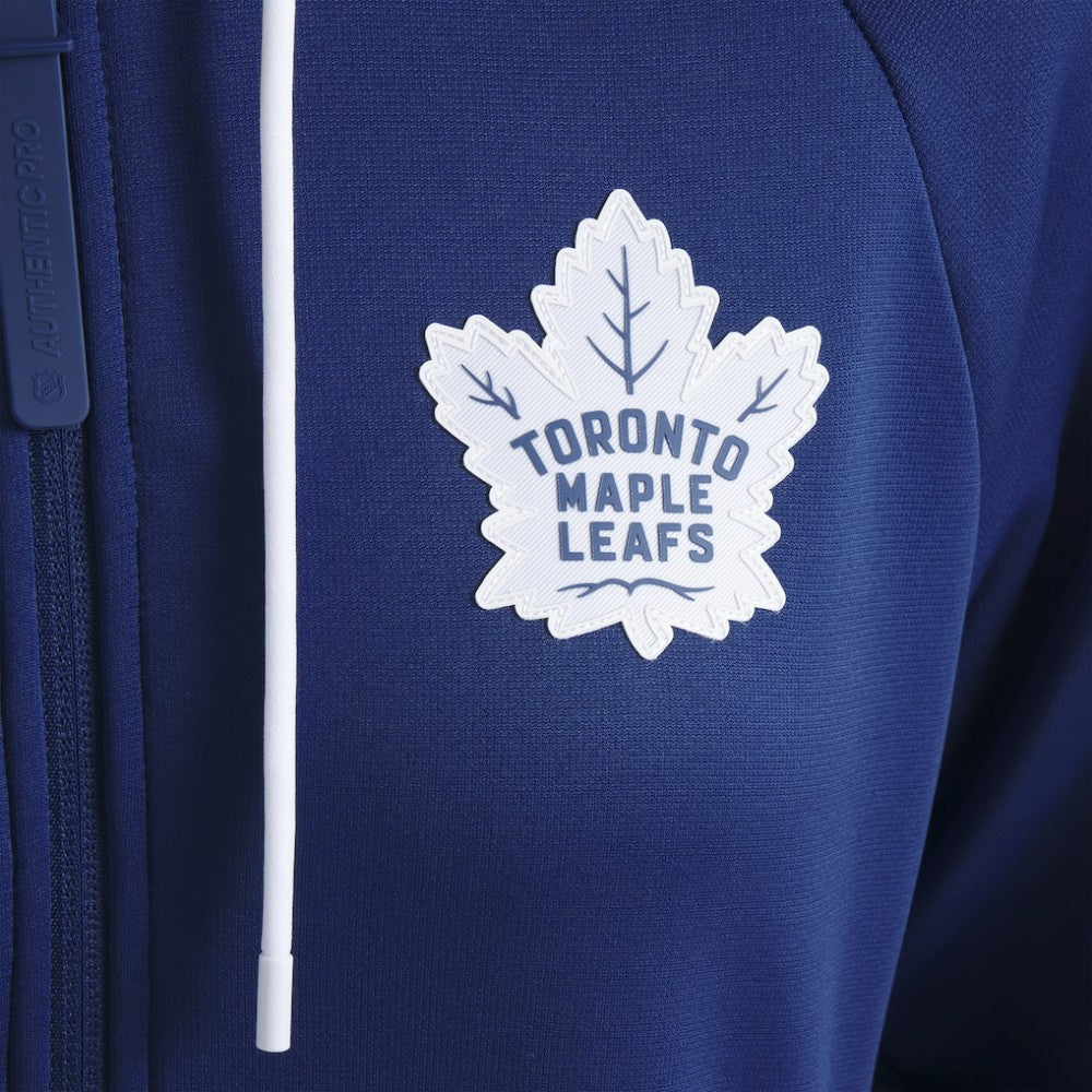 NHL Toronto Maple Leafs Fanatics Women's Authentic Pro Rink Raglan Full-Zip Hoodie - Blue