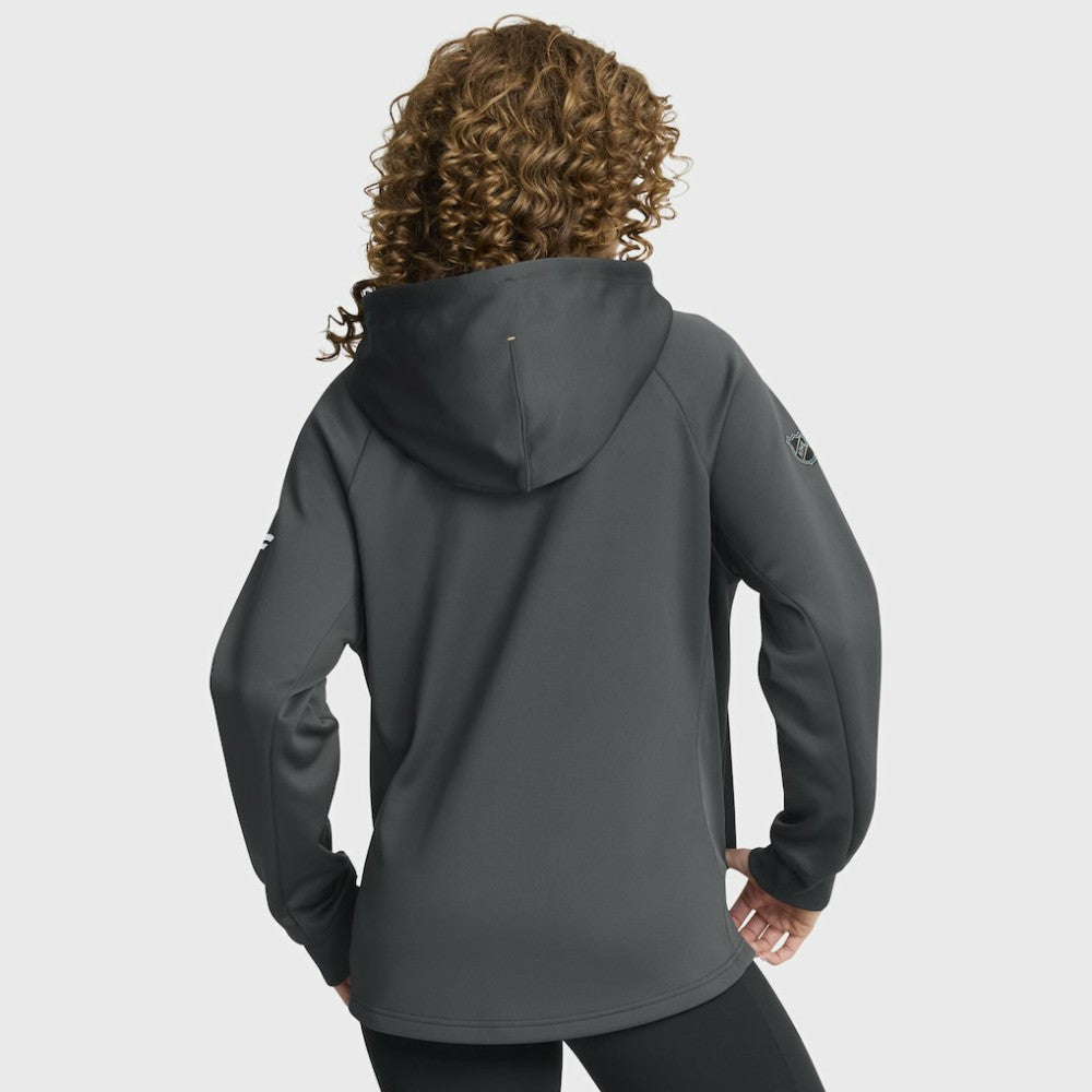 NHL Vegas Golden Knights Fanatics Women's Authentic Pro Rink Raglan Full-Zip Hoodie - Black