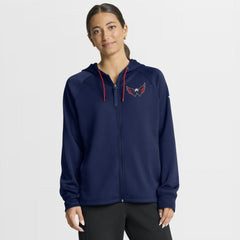 NHL Washington Capitals Fanatics Women's Authentic Pro Rink Raglan Full-Zip Hoodie - Navy