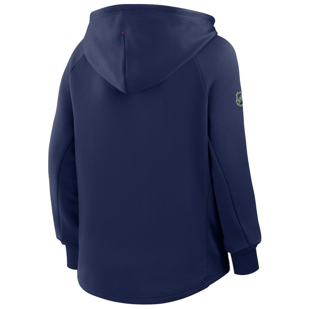 NHL Washington Capitals Fanatics Women's Authentic Pro Rink Raglan Full-Zip Hoodie - Navy