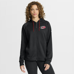 NHL Carolina Hurricanes Fanatics Women's Authentic Pro Rink Raglan Full-Zip Hoodie - Black