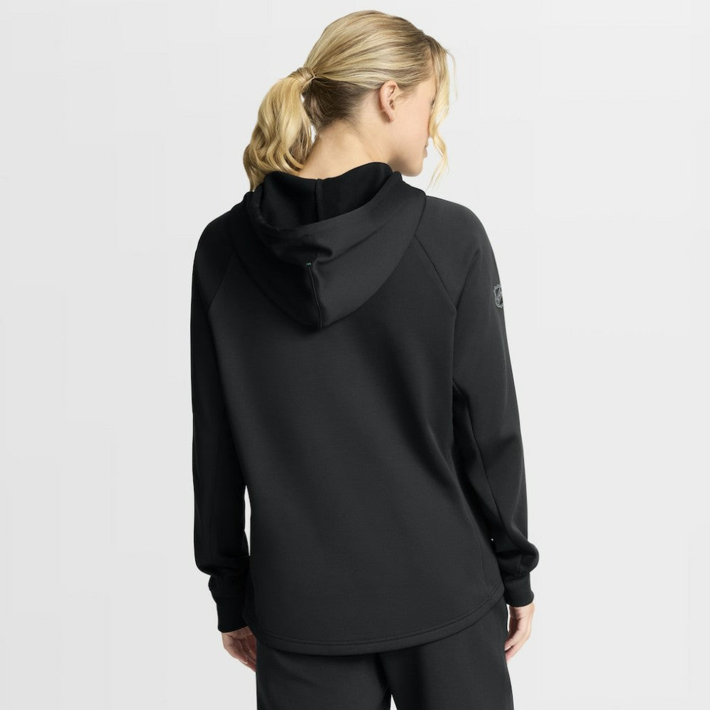 NHL Dallas Stars Fanatics Women's Authentic Pro Rink Raglan Full-Zip Hoodie - Black