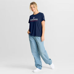 NHL New York Rangers Fanatics Women's Authentic Pro Rink Tech T-Shirt - Navy
