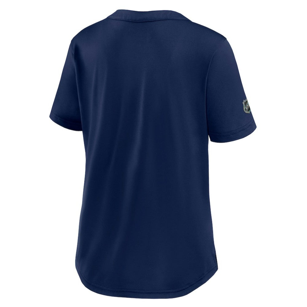 NHL New York Rangers Fanatics Women's Authentic Pro Rink Tech T-Shirt - Navy