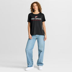 NHL Detroit Red Wings Fanatics Women's Authentic Pro Rink Tech T-Shirt - Black